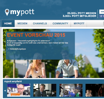 Screenshot von mypott