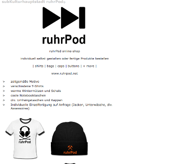 Screenshot von ruhrPod