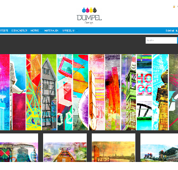 Screenshot von Dümpel Design