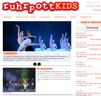 Screenshot von ruhrpottKIDS