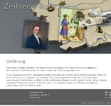 Screenshot von Zeitreise Ruhr