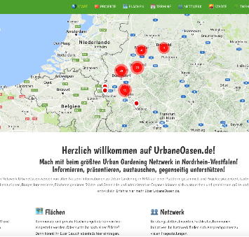 Screenshot von urbane oasen